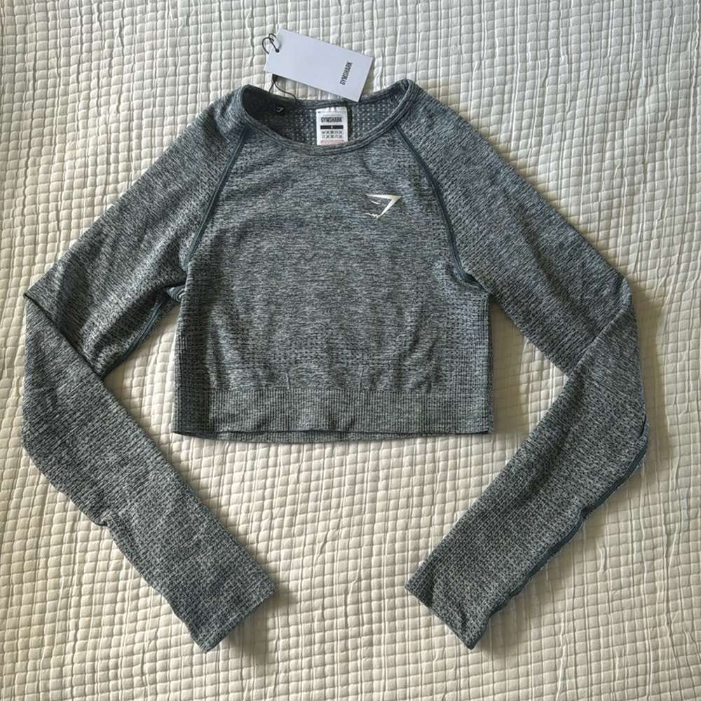 Gymshark Crop Top Long Sleeve S NWT
